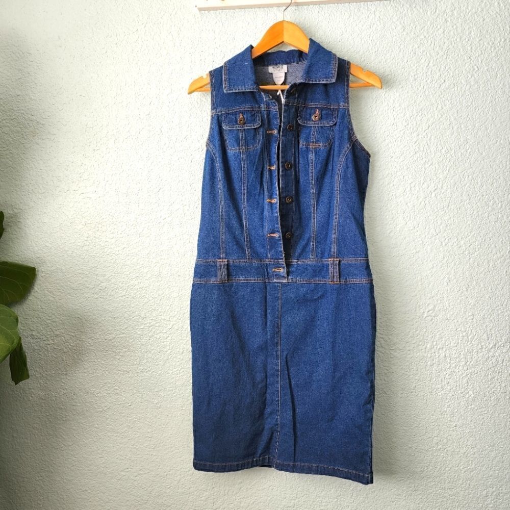 Monroe and main denim dress y2k 90s style dress